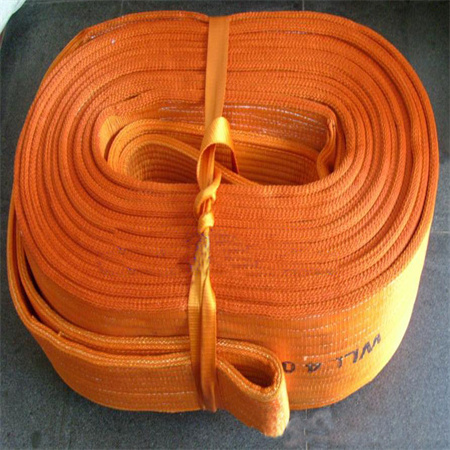 Polyester wear-resistant flat sling 10T large tonnage thick lifting sling