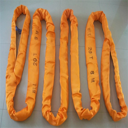 Colorful lifting sling 5-ton crane sling wear-resistant two end buckle flexible lifting strap
