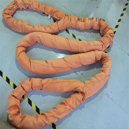Large tonnage double eye flexible lifting belt