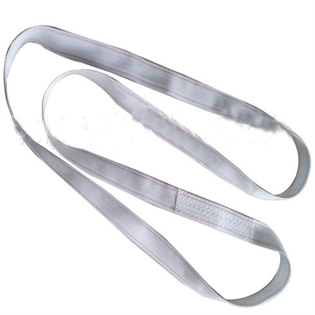 Disposable cargo lifting belt with export steel pipe matching lifting belt with cargo using lifting rope
