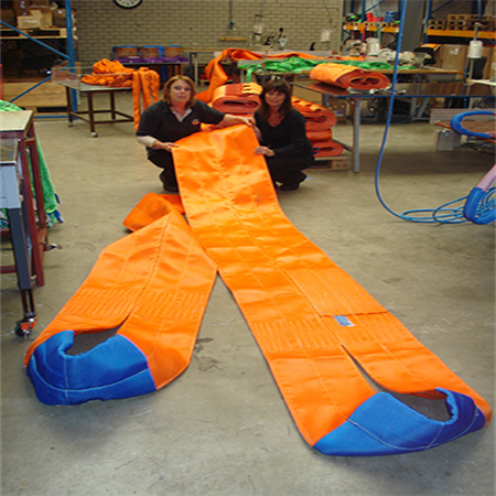 Large tonnage flat sling, widened sling, 800mm wide lifting strap, yacht sling