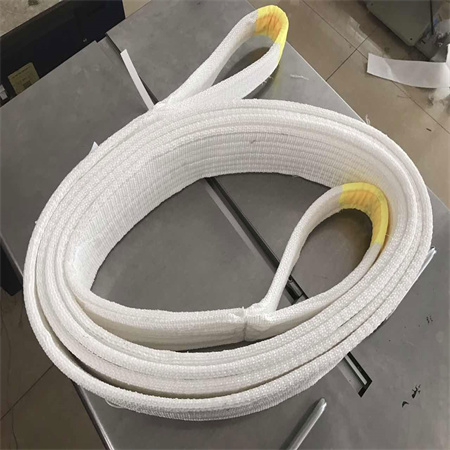 White Flat Double Eye Lifting Strap White Flat Double Eye Strap