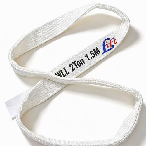 One-way synthetic webbing endless sling