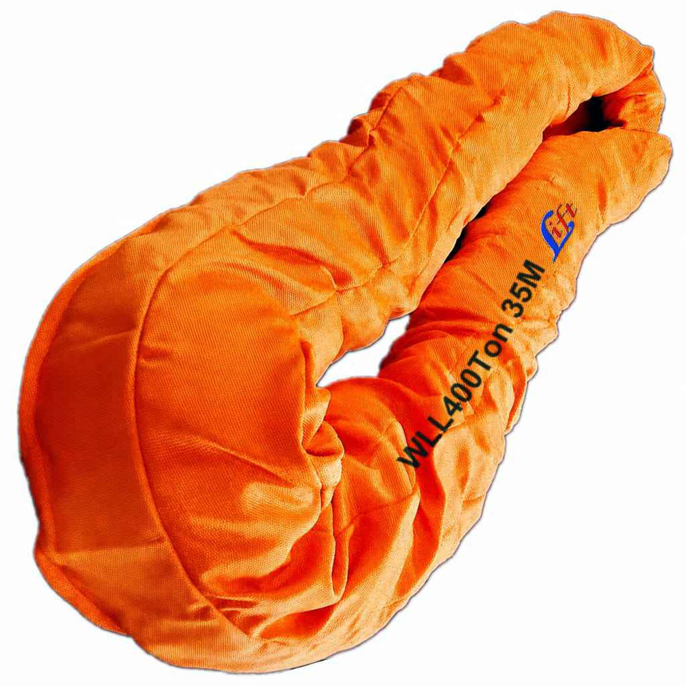 WLL 400 Ton Heavy Duty Endless Polyester Round Sling